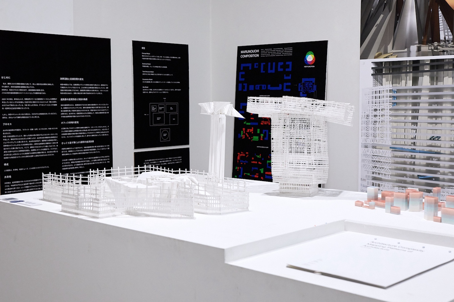 Architecture Complexity Mapping installation view